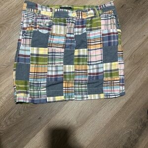 Tommy Hilfiger Colorful Plaid Mini Skirt
